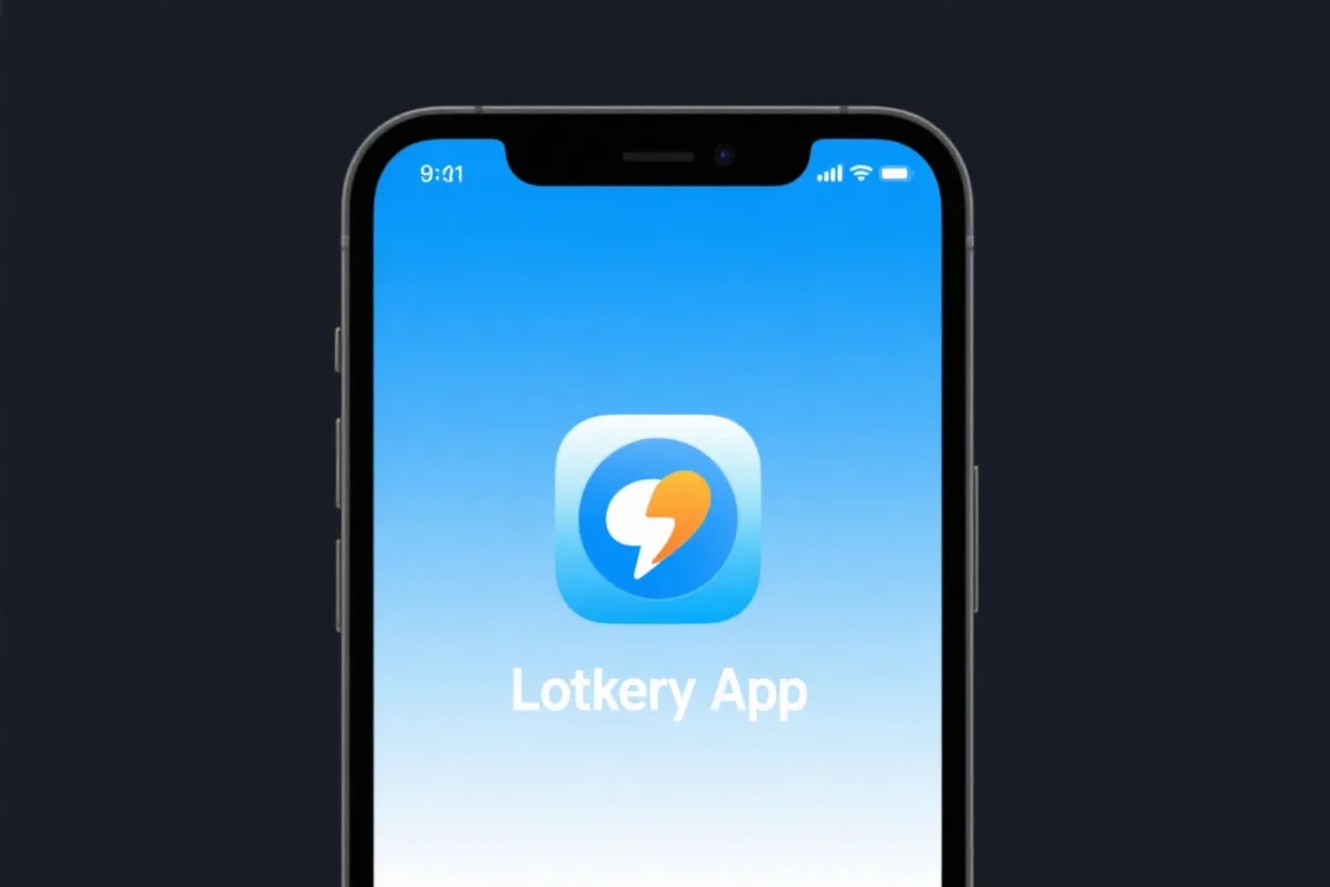 手机端彩票信息服务APP界面示意图